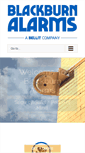 Mobile Screenshot of blackburnalarms.com